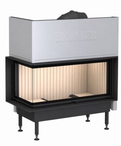 brunner kamineinsatz bkh 5.0 eck 42 66 42 str schiebetür, anbaurahmen (kopie)