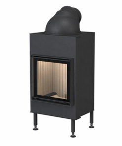 brunner kamineinsatz bkh 5.0 flach 42 42 | 7 kw drehtür