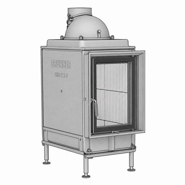 brunner kachelofeneinsatz hkd 2.2 xl flach