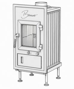 brunner kachelofeneinsatz wfr 25 flach