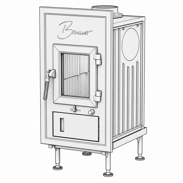 brunner kachelofeneinsatz wfr 33 flach