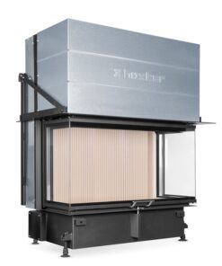 Kamineinsatz Hoxter UKA 37 125 37 57h Panoramakamin mit dreiseitiger Verglasung, Schiebetür und 9 bis 17 kW Leistung