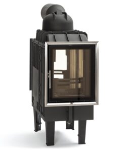Kaschütz Eurotherm 12E EV Tunnel Kachelofeneinsatz mit Tunnelverglasung und 19,5 kW Wärmeleistung